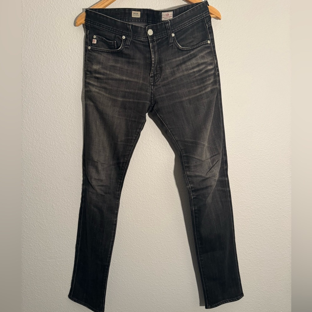 Vintage AG Jeans Dylan Skinny Black Washed size 29